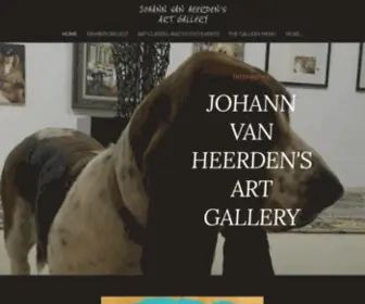 Johannvanheerdensart.studio(JOHANN VAN HEERDEN'S ART GALLERY) Screenshot