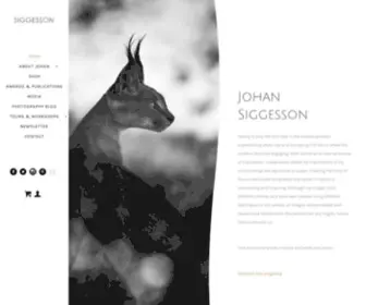 Johansiggesson.com(Johan Siggesson) Screenshot