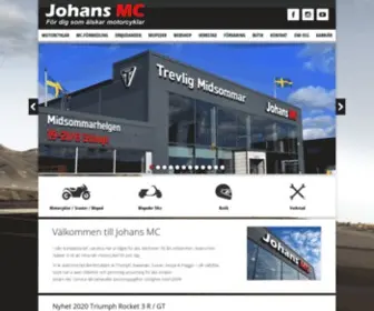 Johansmc.se(Välkommen till Johans MC) Screenshot