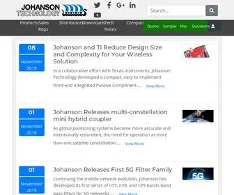 Johansontechnology.com(Johanson Technology) Screenshot