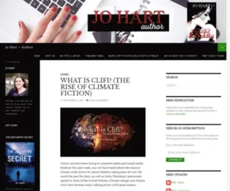 Johartauthor.com(A writing blog) Screenshot