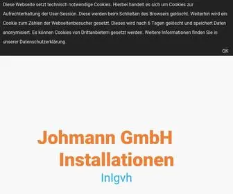 Johmann-Mosbach.de(Johmann Installationen GmbH) Screenshot