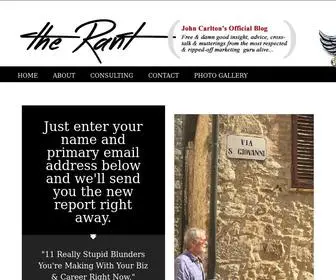 John-Carlton.com(Free & damn good insight) Screenshot