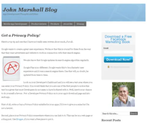 John-Marshall-Blog.com(John Marshall's Blog) Screenshot