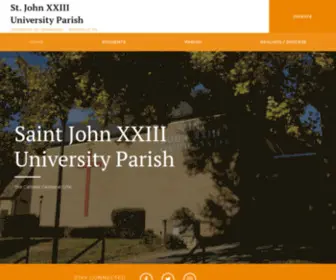 John23RD.org(John XXIII University Parish) Screenshot