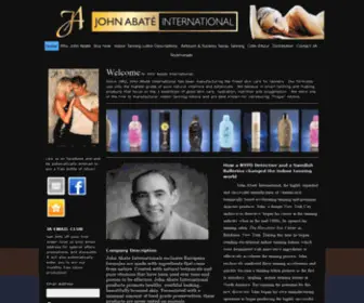 Johnabate.com(John Abate Tanning Lotion for Tanning Beds) Screenshot