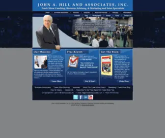 Johnahillandassociates.com(Trade Show Services and Coaching From John A Hill & Associates) Screenshot