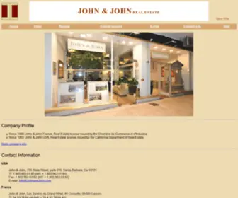 Johnandjohn.com(Sales and Rentals) Screenshot