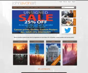 Johnavonart.com(John Avon Art) Screenshot