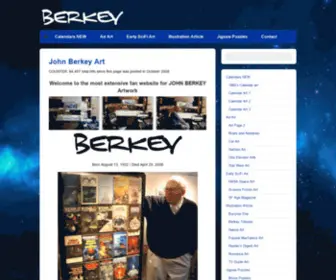 Johnberkeyart.com(Famous artwork) Screenshot
