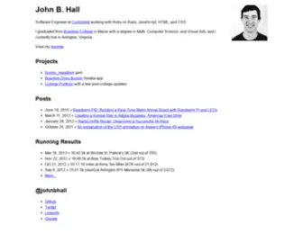 Johnbhall.com(John B) Screenshot