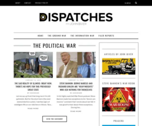Johnbiver.com(Dispatches) Screenshot