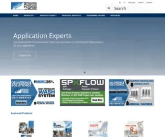 Johnbrooks.ca(Spraying Pumping Filtering Systems and Valves) Screenshot