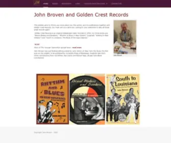 Johnbroven.com(John Broven) Screenshot