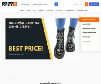 Johnc.sk(Dámska a pánska obuv online) Screenshot