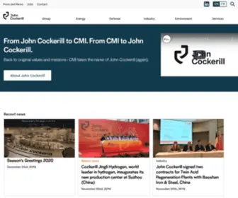 Johncockerill.com(Our ambition) Screenshot