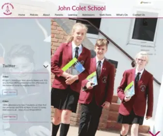 Johncolet.co.uk(John Colet School) Screenshot