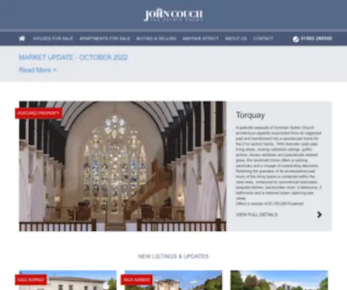 Johncouch.co.uk(Torquay Estate Agents) Screenshot