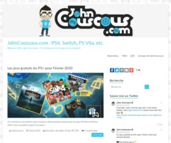 Johncouscous.com(PS5, Switch, PS4, etc) Screenshot
