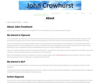 Johncrowhurst.me(All about John Crowhurst) Screenshot