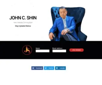 Johncshin.com(Entrepreneur, Speaker, Author and Investor) Screenshot