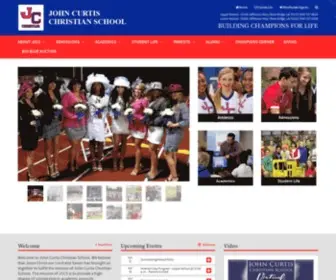 Johncurtis.com(John Curtis Christian School) Screenshot
