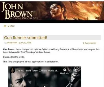 Johndbrown.com(The author's official site) Screenshot