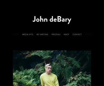 Johndebary.com(John deBary) Screenshot