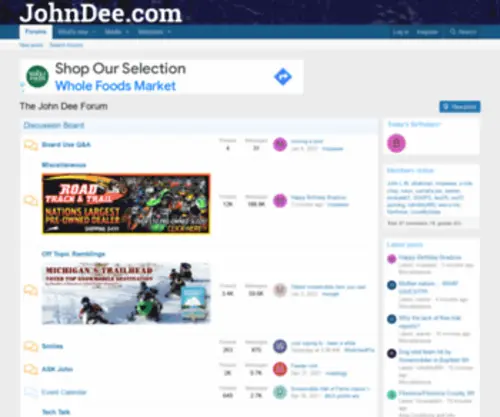 Johndeeforum.com(The John Dee Forum) Screenshot