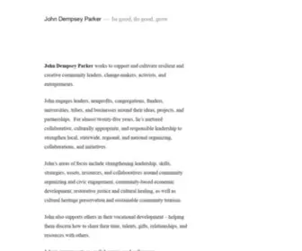 Johndempseyparker.org(John Dempsey Parker) Screenshot
