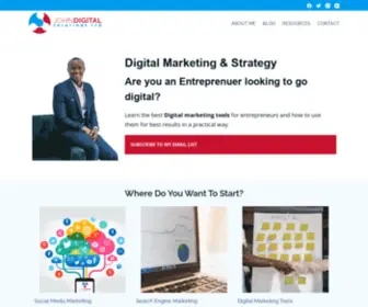 Johndigitalmarketing.com(Digital Marketing Solutions) Screenshot