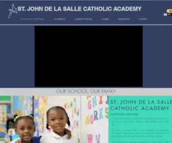 Johndlsacademy.org(St. John de la Salle Catholic Academy) Screenshot