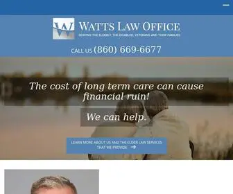 Johndwattspc.com(Watts Law Office) Screenshot