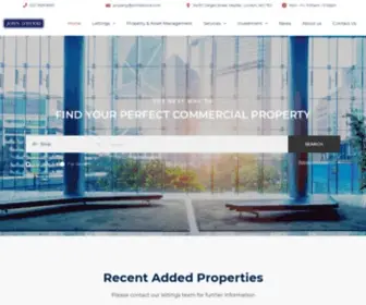 Johndwood.com(Commercial Property Letting in London) Screenshot