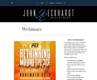 Johneckhardt.global(John Eckhardt Ministries) Screenshot