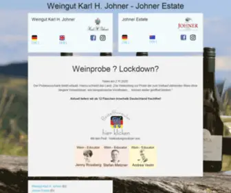 Johner.de(Weingut Karl H) Screenshot