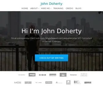 Johnfdoherty.com(John Doherty) Screenshot