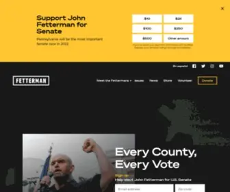 Johnfetterman.com(John Fetterman) Screenshot