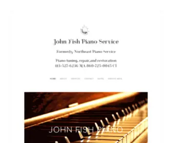 Johnfishpiano.com(John Fish) Screenshot