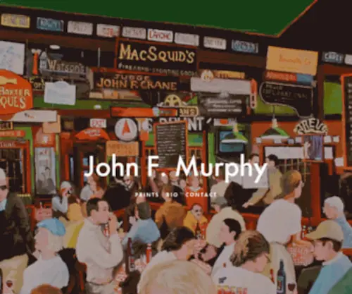 Johnfmurphyart.com(John F) Screenshot