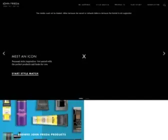 Johnfrieda.com.au(John Frieda Hair Care and Hair Products) Screenshot