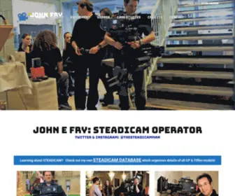 Johnfrysteadicam.co.uk(Steadicam Operator John E Fry UK) Screenshot