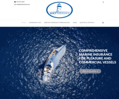 Johngalden.com(Quality Marine Insurance) Screenshot