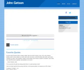 Johngetson.com(One more small voice) Screenshot