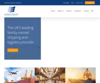 Johngood.co.uk(John Good Logistics Limited) Screenshot