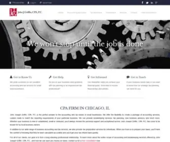 JohngriffincPa.com(Accounting and Tax Services in Chicago) Screenshot