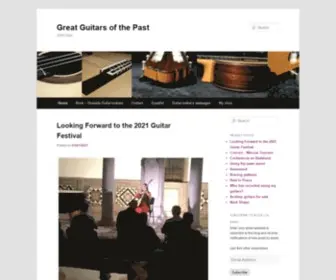 Johnguitar.com(Great Guitars of the Past) Screenshot