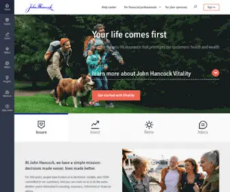 Johnhancock.com(Invest) Screenshot