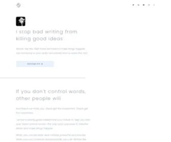 Johnharrison.io(Control words. Dictate the future) Screenshot