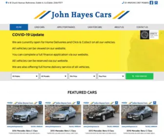 Johnhayescars.ie(Cars for sale Dublin) Screenshot